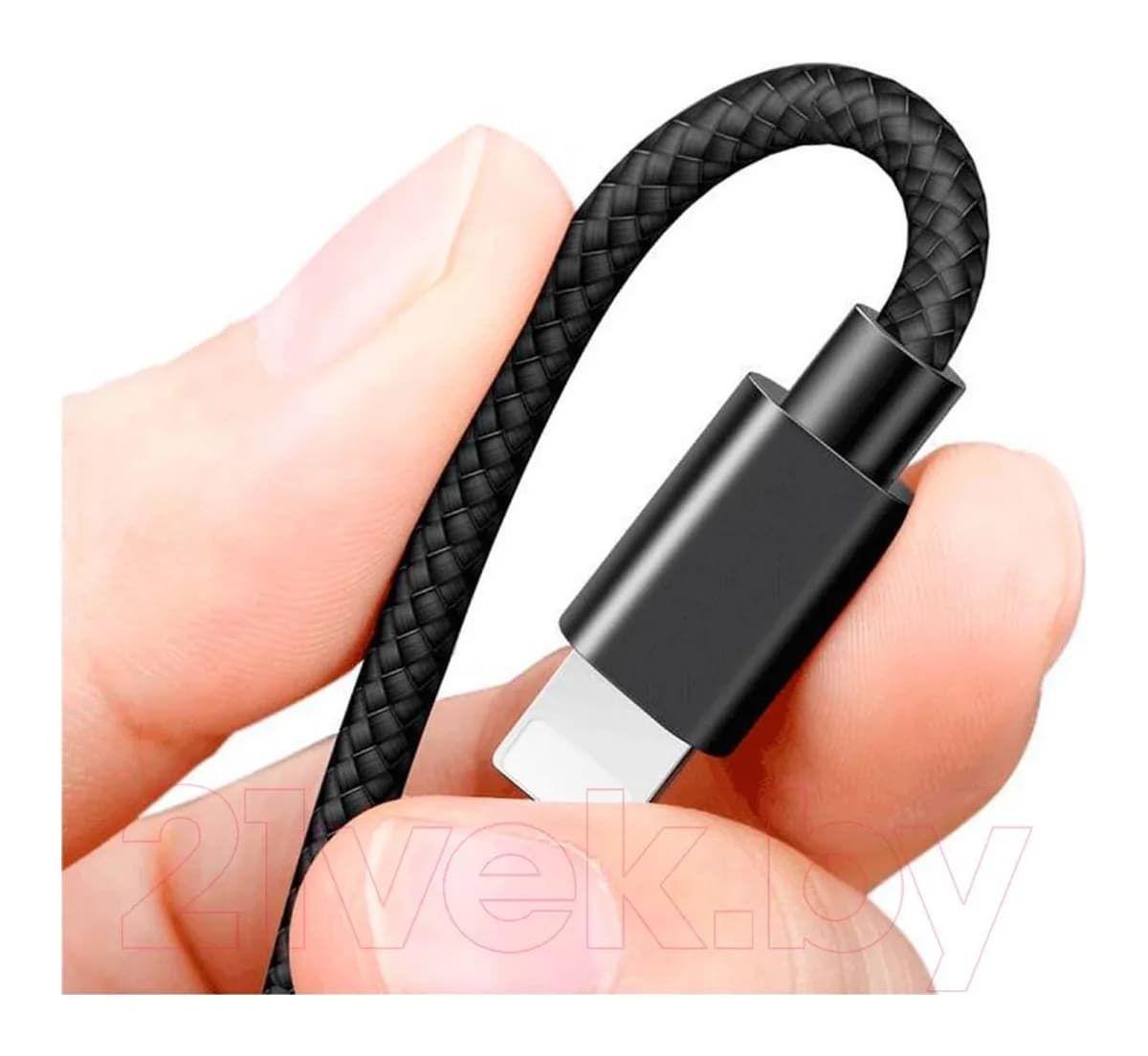 Зарядный кабель Baseus Cafule Lightning 2.4A / CALKLF-BG1 (1м, серый/черный)
