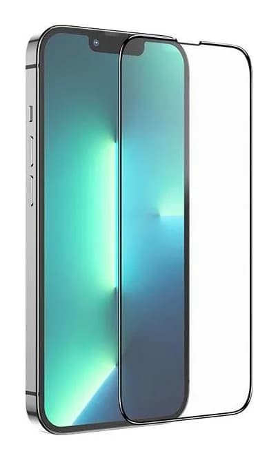 Защитное стекло для телефона Hoco G12 5D для iPhone 14 Max/13 Pro Max (черный)