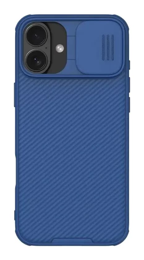 Чехол-накладка Nillkin CamShield Pro для iPhone 16 Plus (синий)