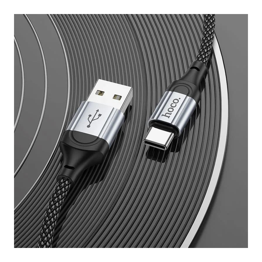 Зарядный кабель Hoco X102 Type-C (1м, черный)