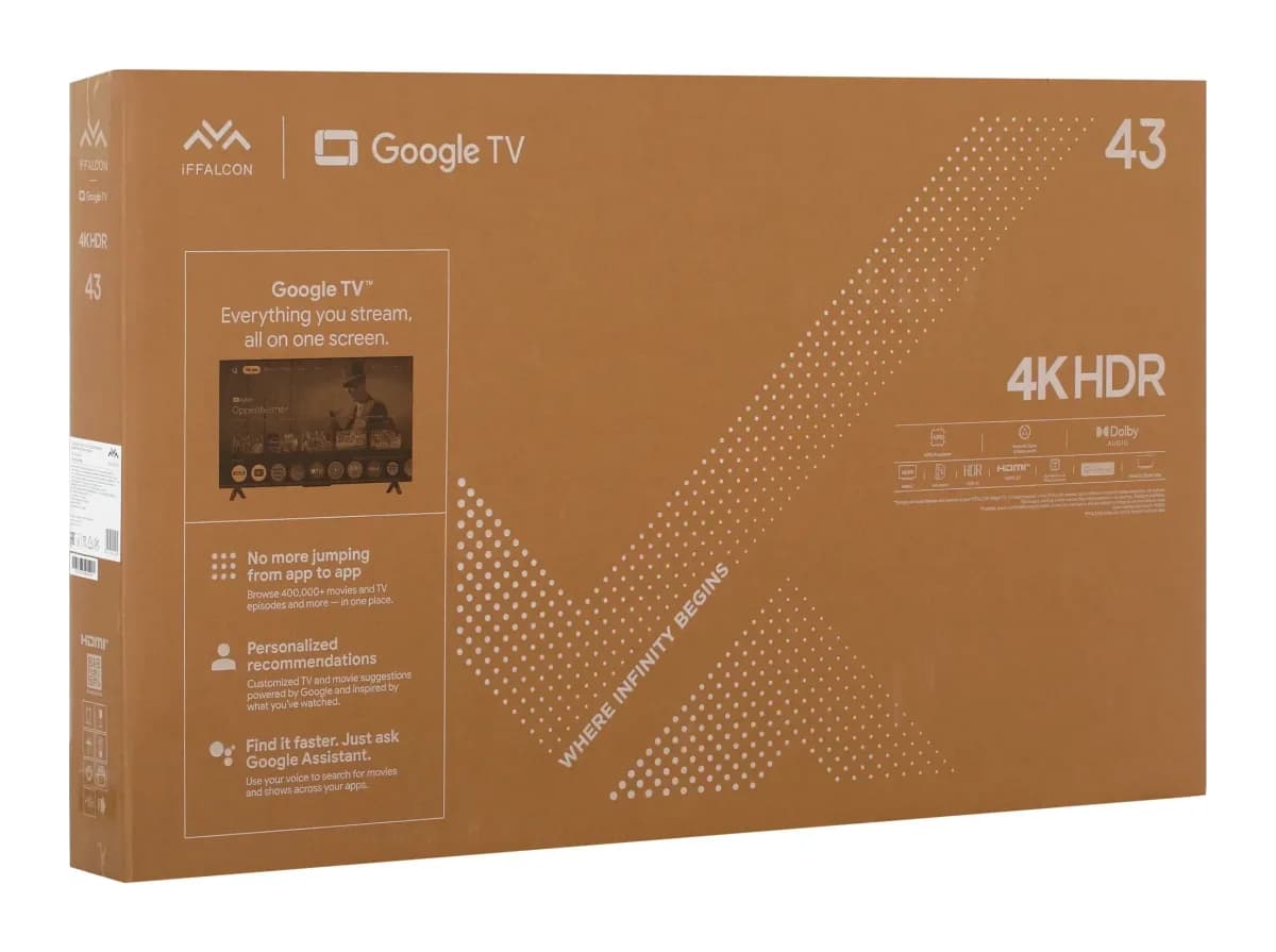 Телевизор iFFALCON 43" 43U65