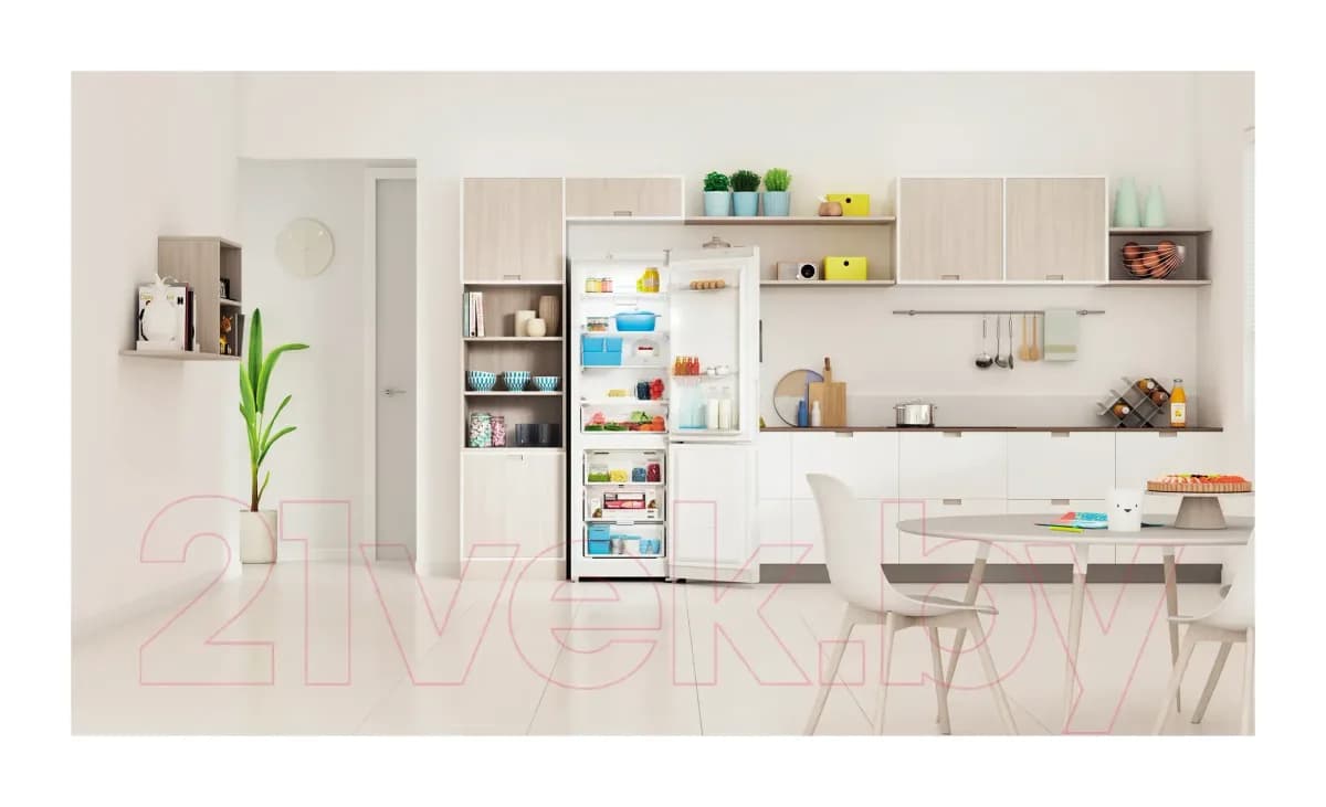 Холодильник с морозильником Indesit ITR 4180 W