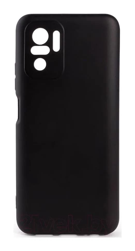 Чехол-накладка Case Coated для Redmi Note 10 (4G)/Redmi Note 10S (черный)