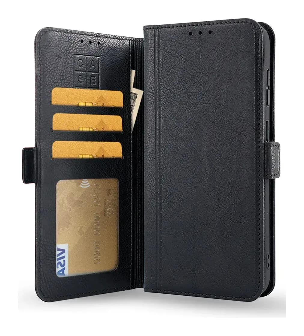 Чехол-книжка Case Book для Redmi 15 (4G) с магнитной застежкой (черный)