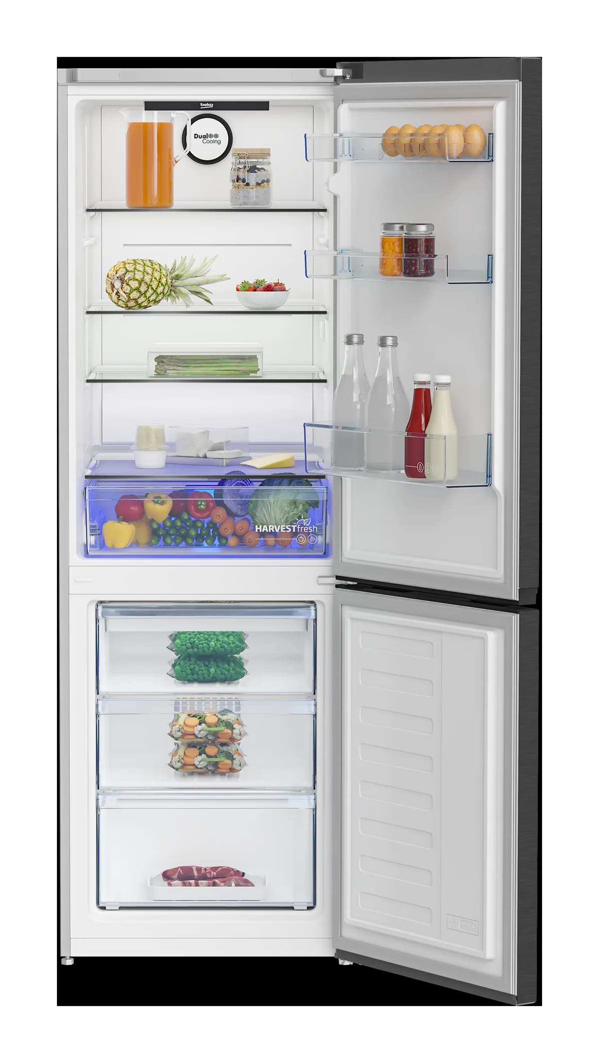 Холодильник с морозильником Beko B3R1CNK363HXBR