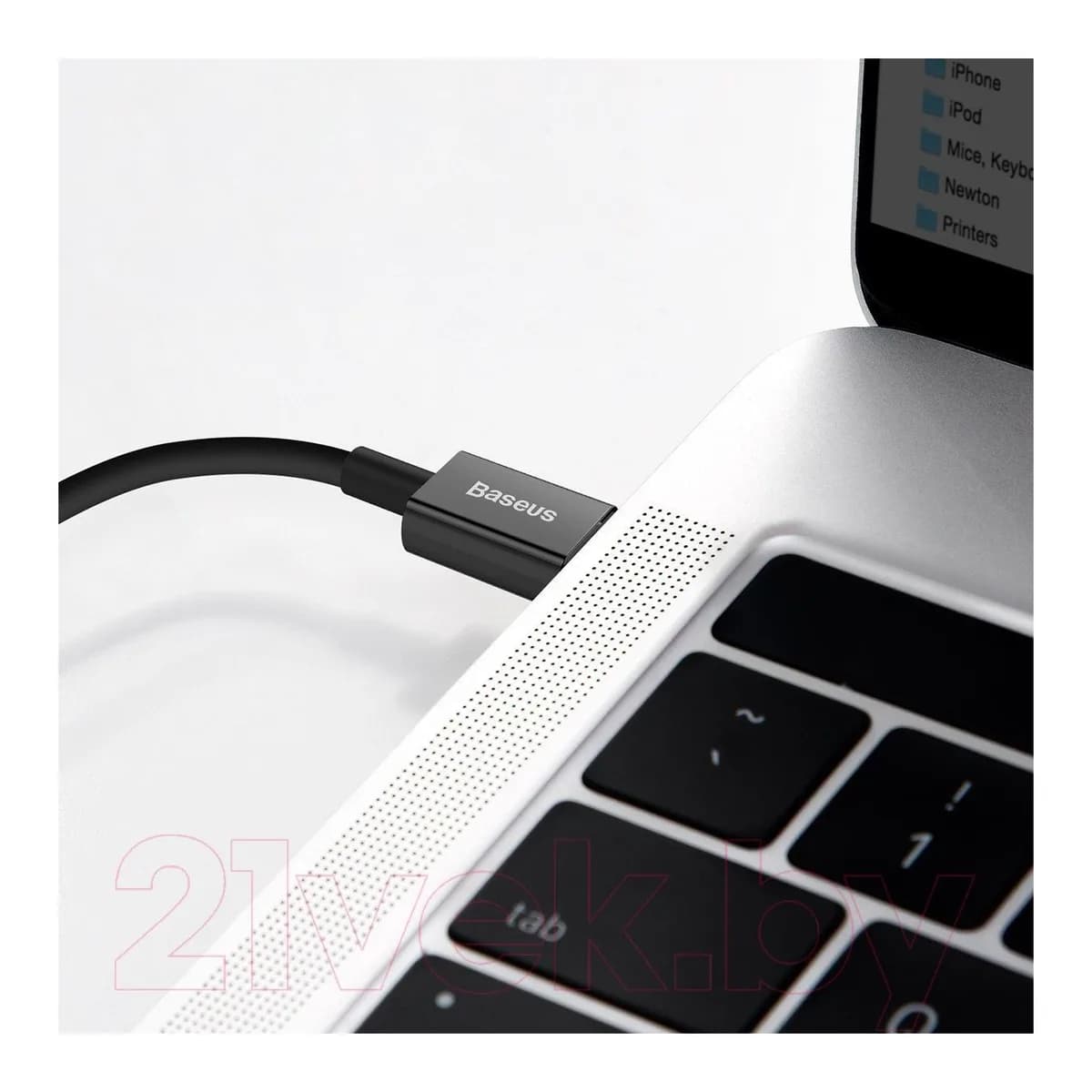 Зарядный кабель Baseus Superior Type-C To Lightning / CATLYS-C01 (2м, черный)