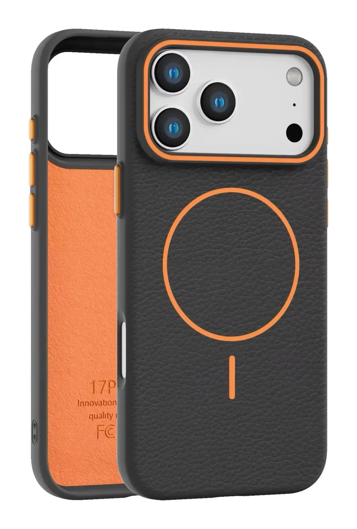 Чехол-накладка Bingo Litchi TPU для Apple  iPhone 17 Pro Max (черный)