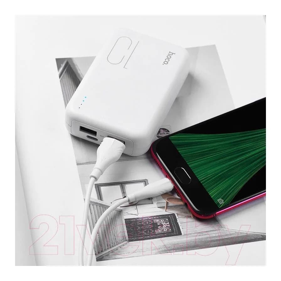 Зарядный кабель Borofone BX18 Micro (3м, белый)
