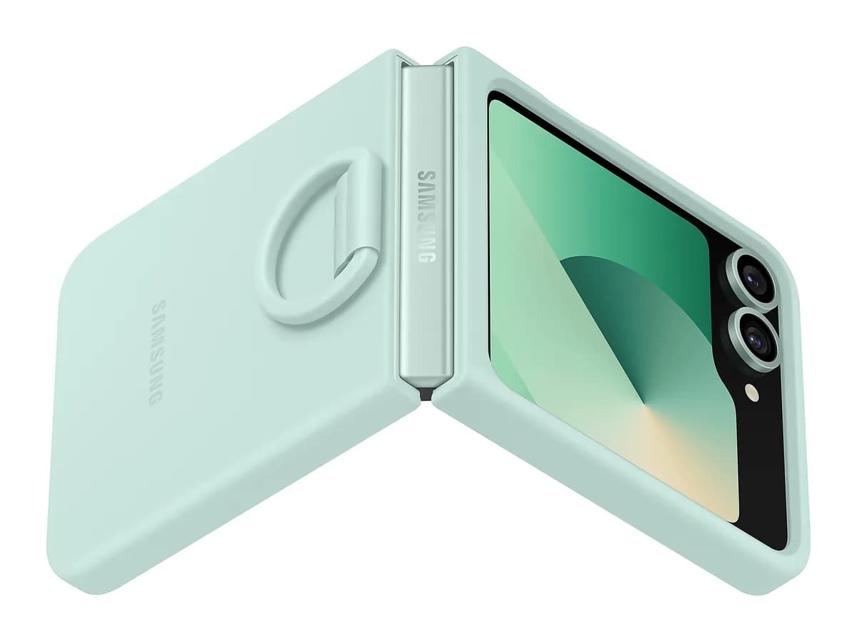Чехол-накладка Samsung Case Silicone Case для Flip 6/ EF-PF741TMEGRU (мятный)