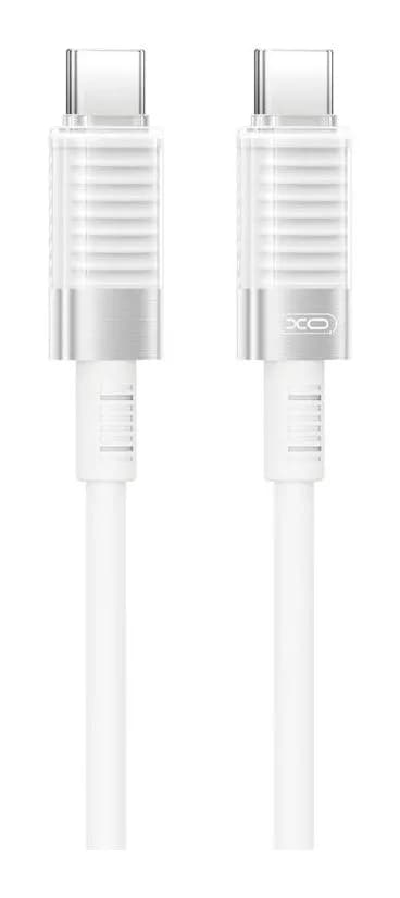 Зарядный кабель XO NB-Q282B 60W Type-C Type-C (белый)