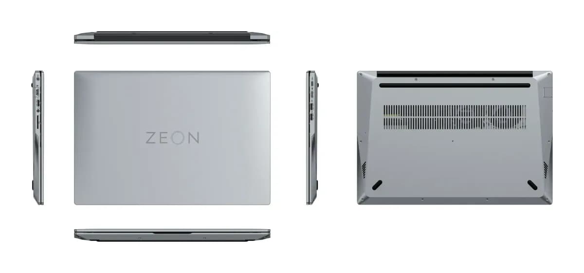 Ноутбук ZEON GameBook Air i5-12450/3050/16/512 SSD/16" Windows 11 Pro (Gray)