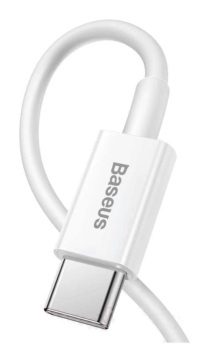 Зарядный кабель Baseus Superior Type-C To Lightning / CATLYS-A02 (1м, белый)
