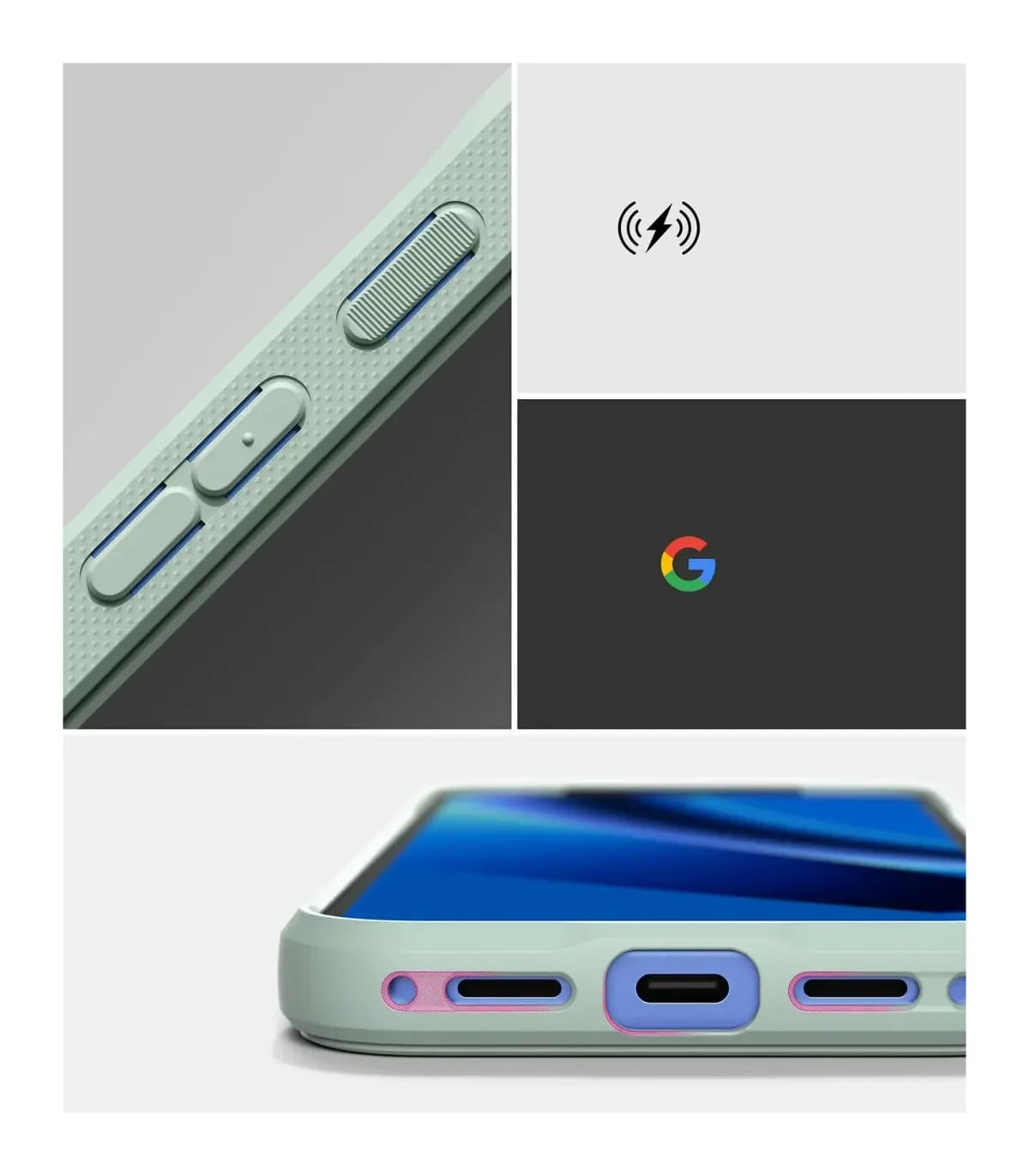 Чехол-накладка Ringke Onyx для Pixel 10a (Mint)