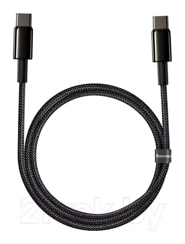 Зарядный кабель Baseus USB Type-C - USB Type-C / CATWJ-A01 (2м, черный)