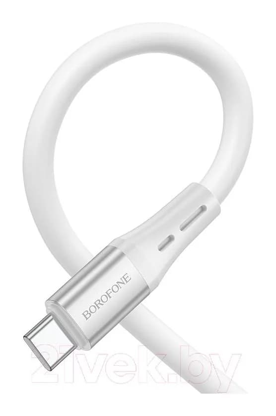 Зарядный кабель Borofone BX88 Type-C to Type-C (1м, белый)