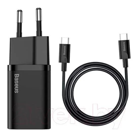 Зарядное устройство сетевое Baseus Super Si 1C Sets 25W / TZCCSUP-L01 (черный)