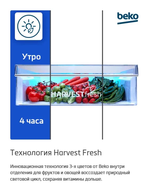 Холодильник с морозильником Beko B3DRCNK402HXBR
