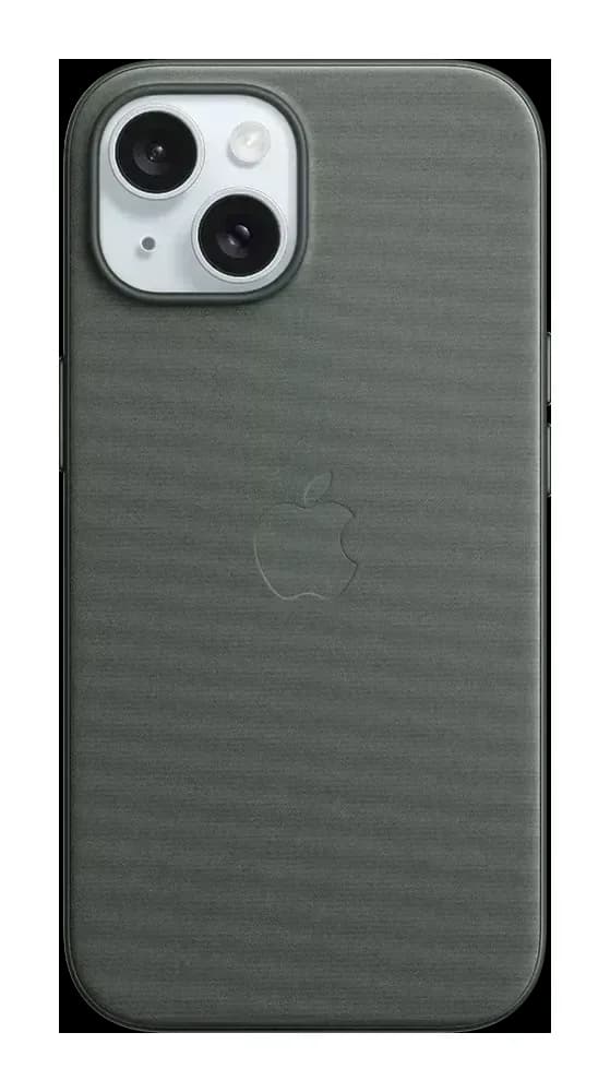 Чехол-накладка Apple FineWoven Case w/MagSafe для iPhone 15 Evergreen / MT3J3ZM/A