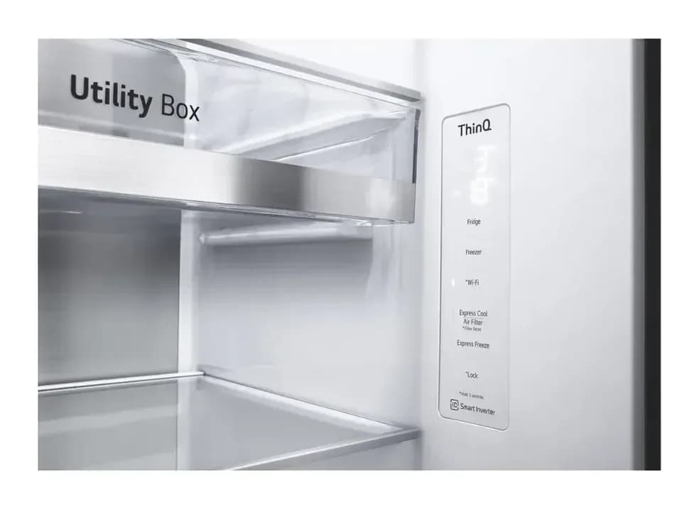 Холодильник с морозильником LG GC-Q257CAFV
