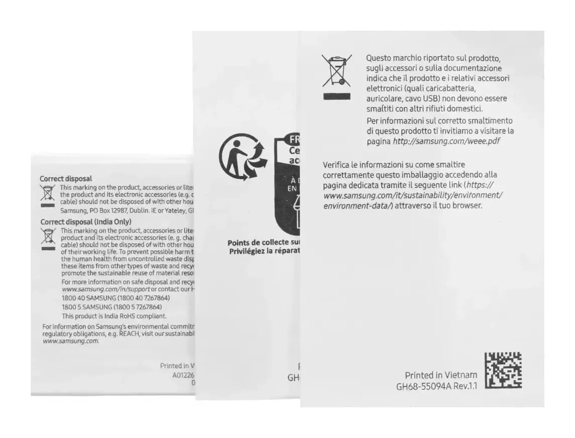 Адаптер питания сетевой Samsung EP-T2510 / EP-T2510NBEGEU (черный)