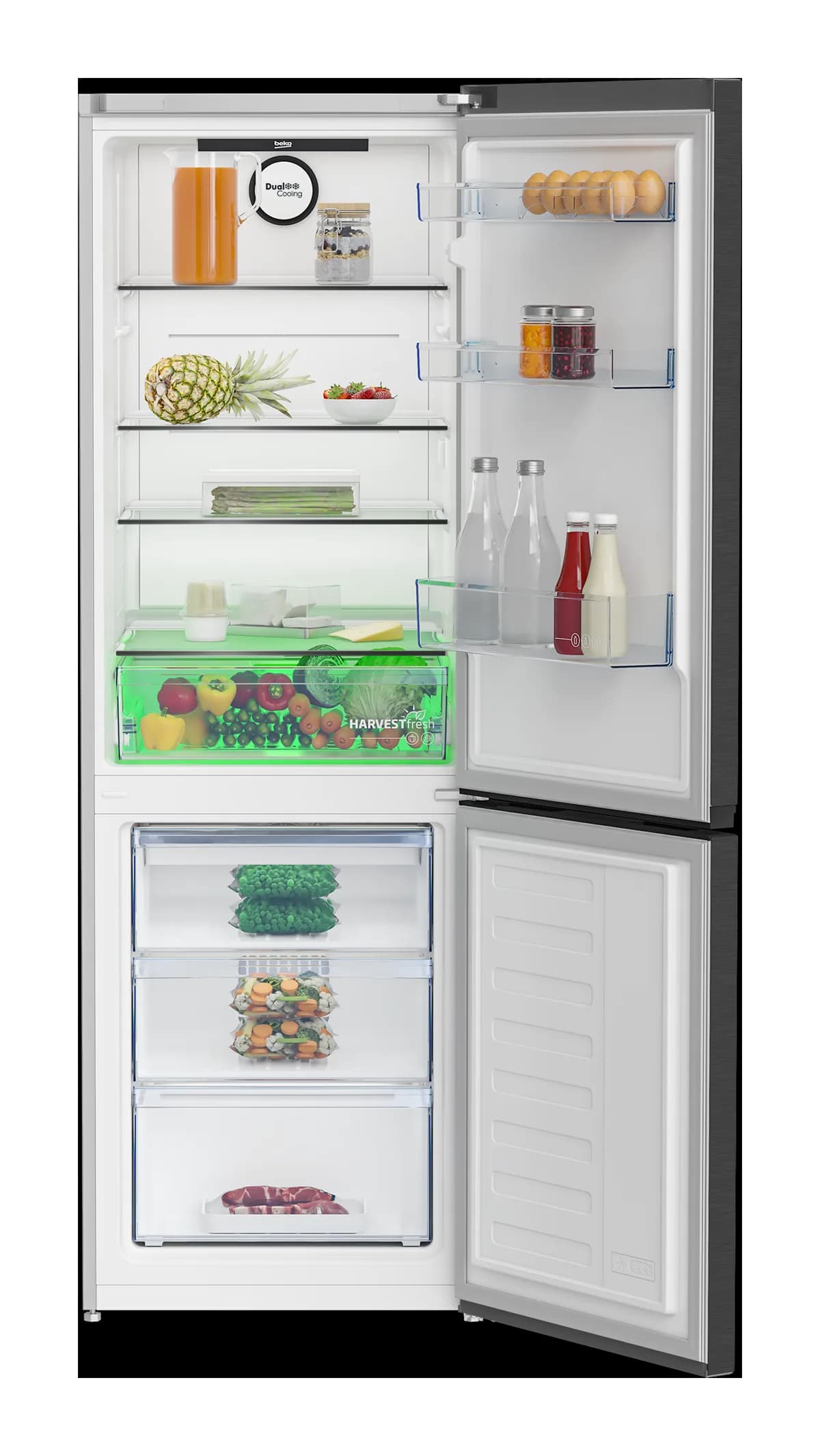 Холодильник с морозильником Beko B3R1CNK363HXBR