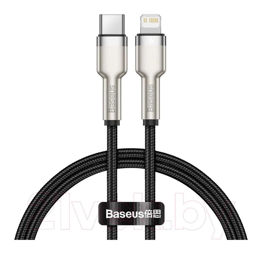 Зарядный кабель Baseus Lightning - USB Type-C / CATLJK-A01 (1м, черный)