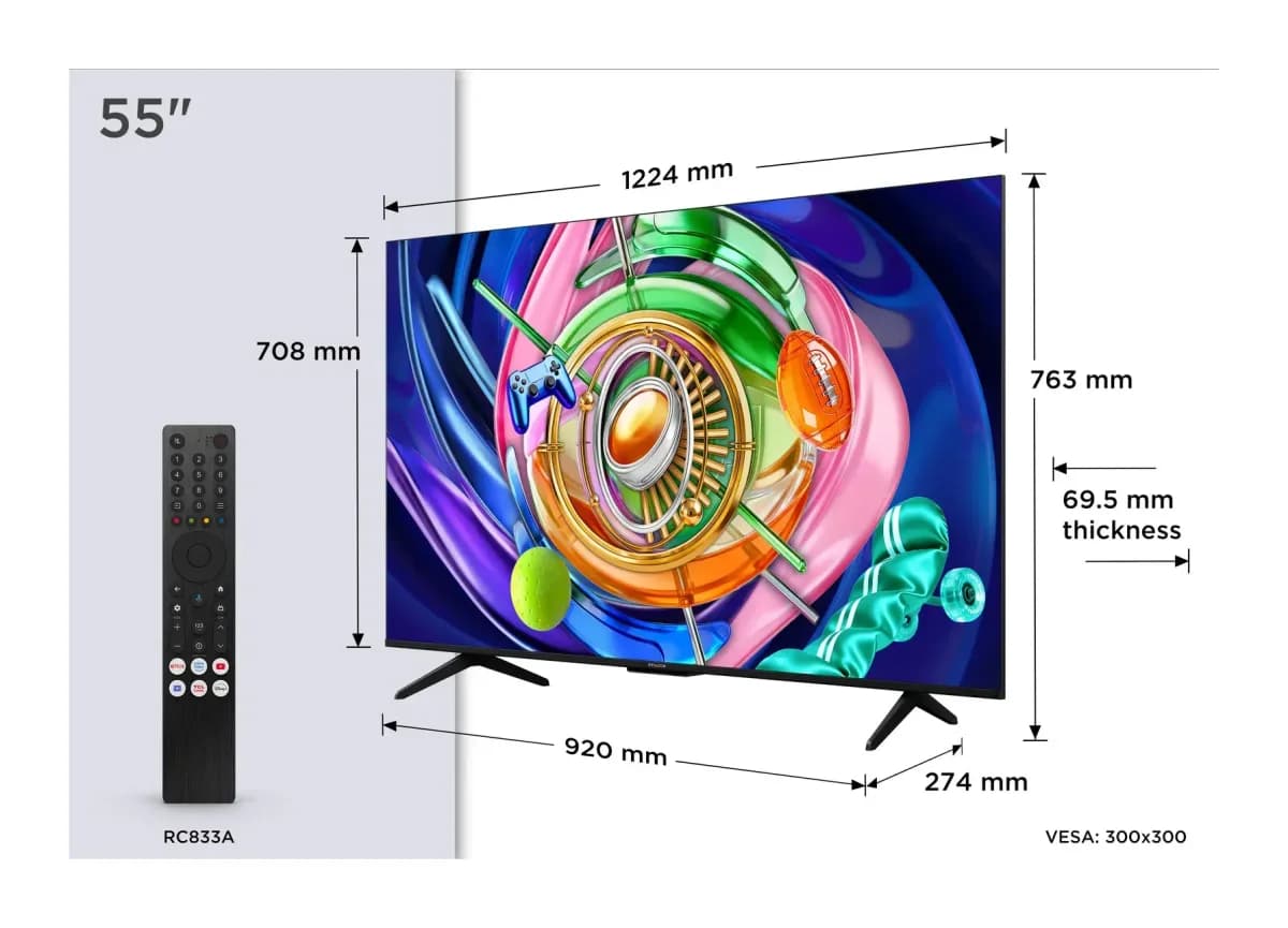 Телевизор iFFALCON 55" 55U85A (miniLED)