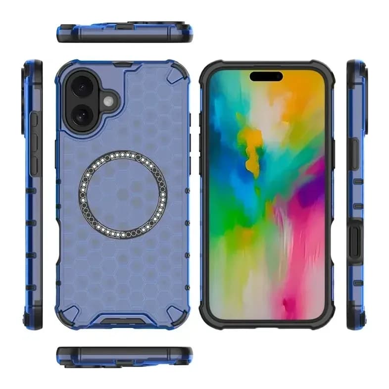 Чехол-накладка G-Case Для iPhone 16 / 6601111405A (голубой)