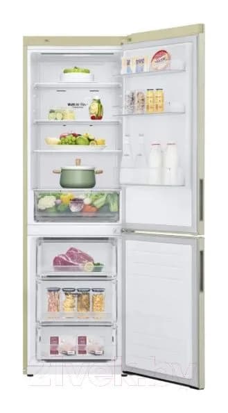 Холодильник с морозильником LG DoorCooling+ GA-B459CEWL