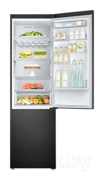 Холодильник с морозильником Samsung RB37A5291B1/WT