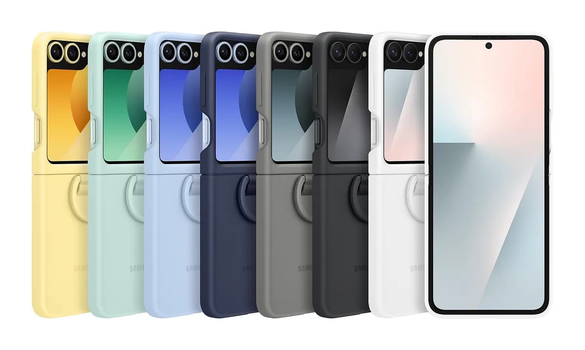 Чехол-накладка Samsung Case Silicone Case для Flip 6/ EF-PF741TMEGRU (мятный)