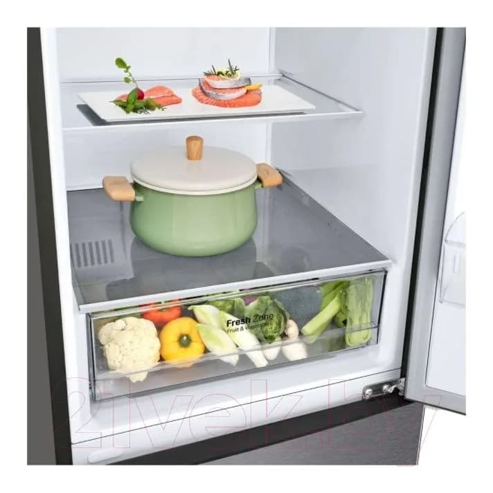 Холодильник с морозильником LG DoorCooling+ GA-B459CLWL