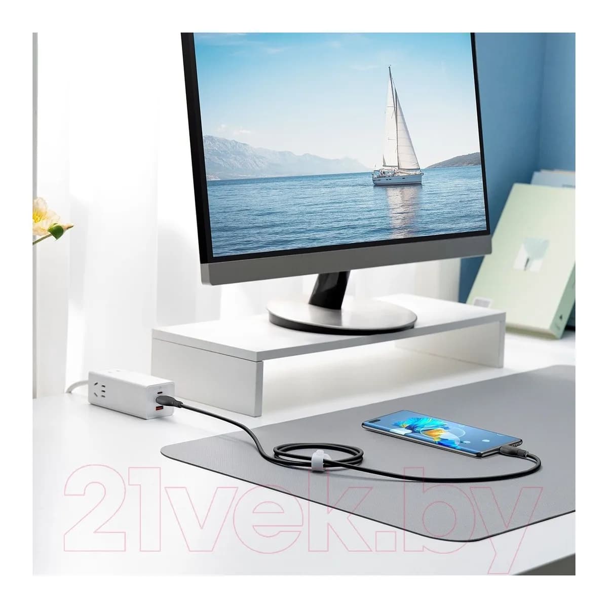 Зарядный кабель Baseus Pudding Type-C to Type-C 100W / P10355702111-00 (1.2м, черный)