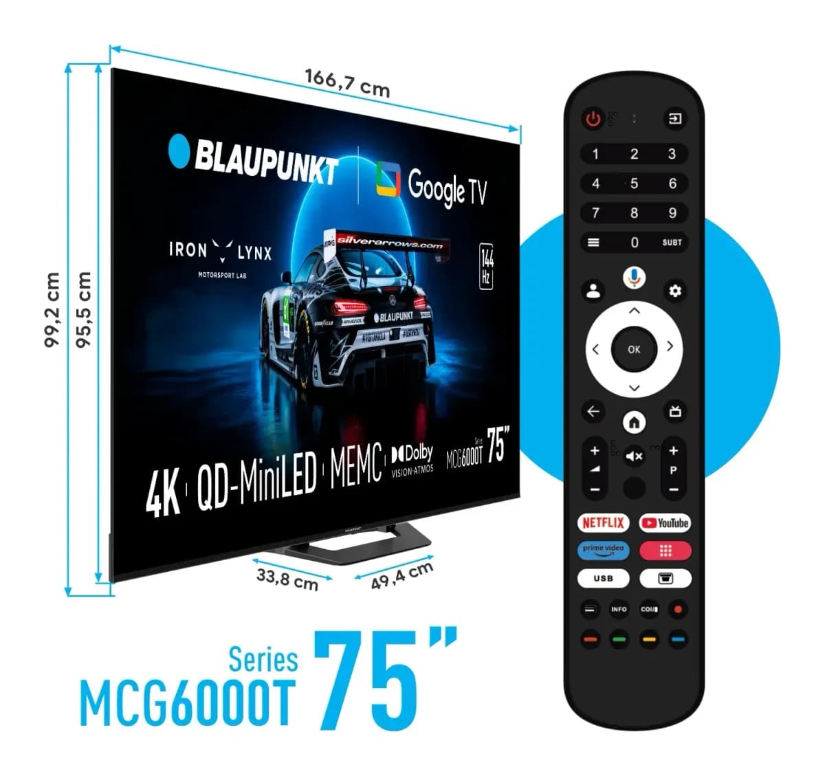 Телевизор Blaupunkt 75" 75MCG6000T