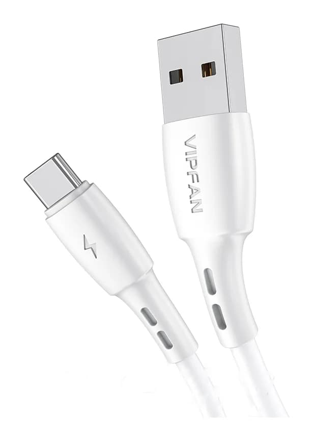 Зарядный кабель Vipfan X05 USB-Type-C (2м, белый)