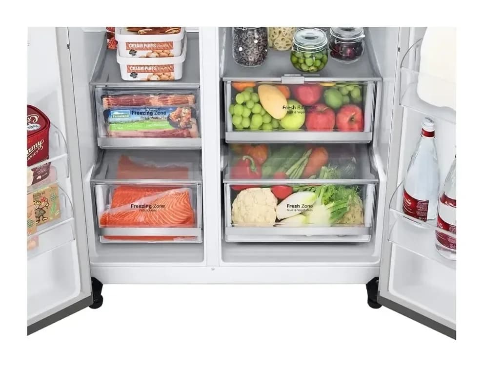 Холодильник с морозильником LG GC-Q257CAFV