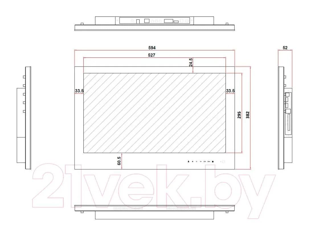 Телевизор Avel Smart AVS240WS (черный)
