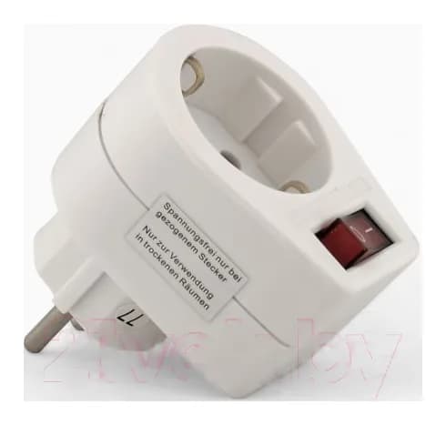 Адаптер питания сетевой Electraline 55073 (белый)