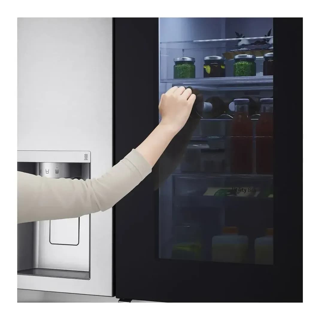Холодильник с морозильником LG GC-X257CAEV