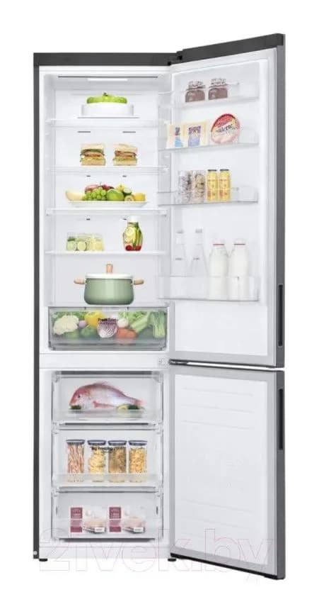 Холодильник с морозильником LG DoorCooling+ GA-B509CLSL