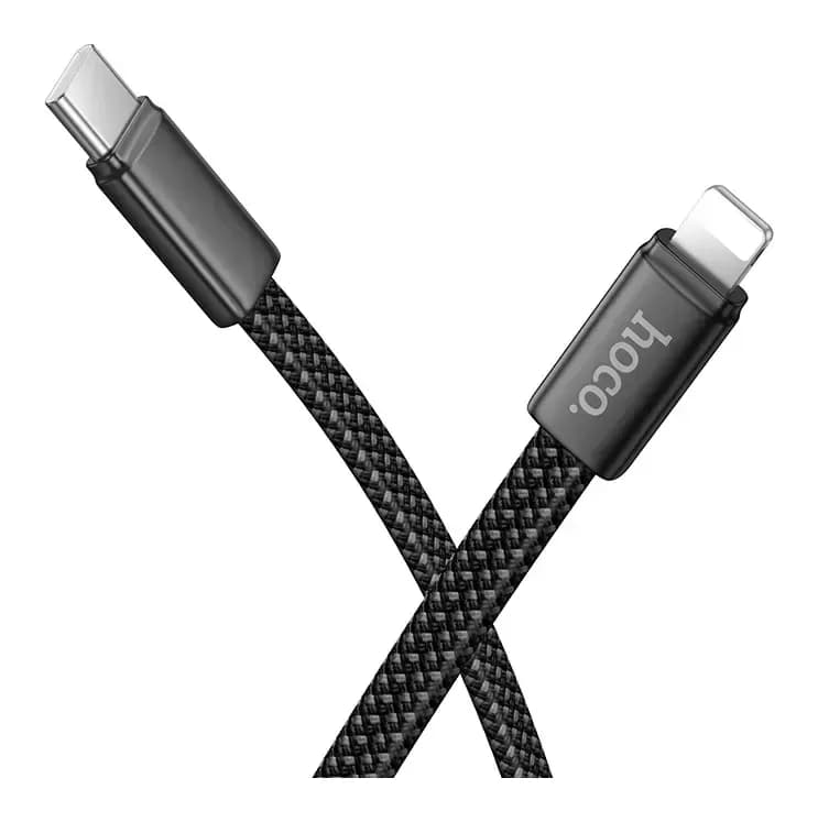Зарядный кабель Hoco X125 Exceso PD30W Lightning (черный)