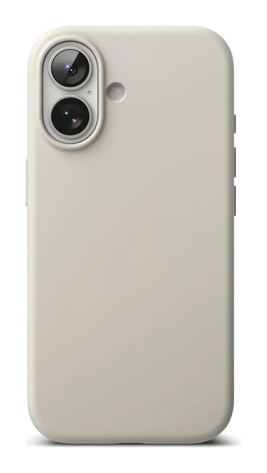 Чехол-накладка Ringke Silicone Magnetic для iPhone 17 (Stone)